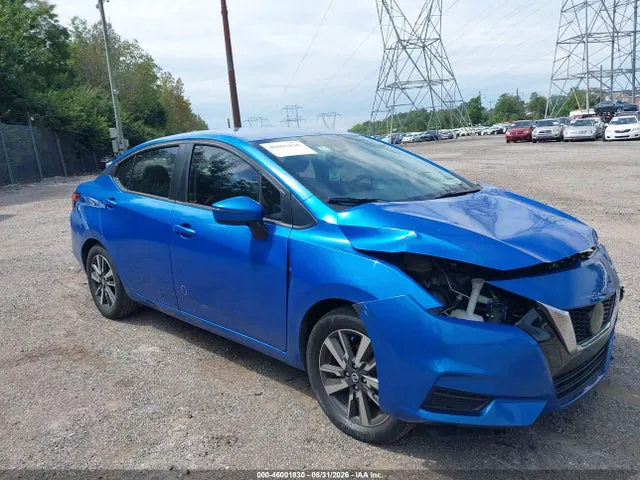 2021 Nissan Versa Sv Xtronic Cvt VIN 3N1CN8EV1ML815272 фото 1