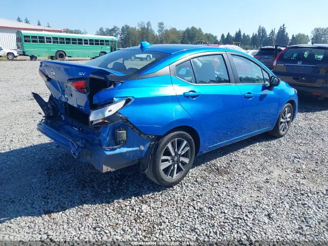3N1CN8EV3ML818397 — 2021 Nissan Versa SV, фото 4 с аукциона IAAI 14.10.2026, Задняя часть