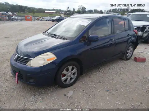 3N1BC13E87L418853 — 2007 Nissan Versa, фото 3 с аукциона IAAI, Задняя часть
