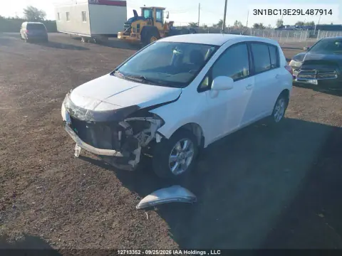 2009 Nissan Versa 1.8Sl VIN 3N1BC13E29L487914 фото 3