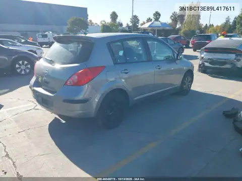 3N1BC13E89L417611 — 2009 Nissan Versa, фото 5 с аукциона IAAI, Передняя часть