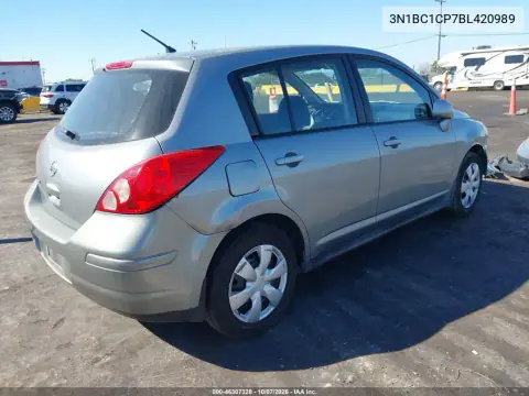2011 Nissan Versa 1.8S VIN 3N1BC1CP7BL420989 фото 5
