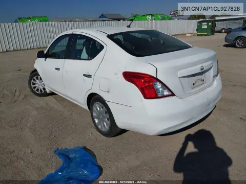 2012 Nissan Versa 1.6 Sv VIN 3N1CN7AP1CL927828 фото 3