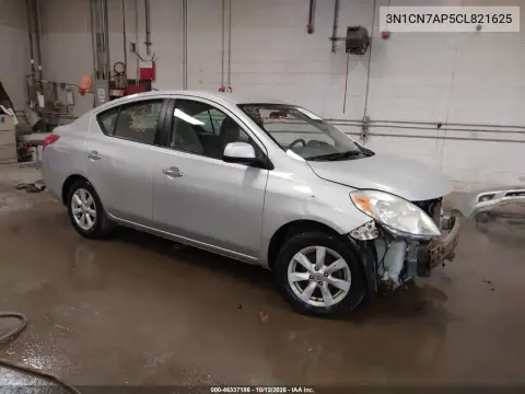 3N1CN7AP5CL821625 — 2012 Nissan Versa, Передняя часть, фото до ремонта