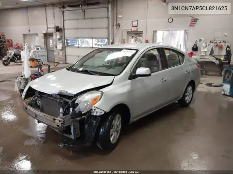 3N1CN7AP5CL821625 — 2012 Nissan Versa, Передняя часть, фото до ремонта