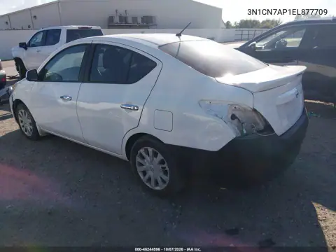 2014 Nissan Versa 1.6 Sv VIN 3N1CN7AP1EL877709 фото 3