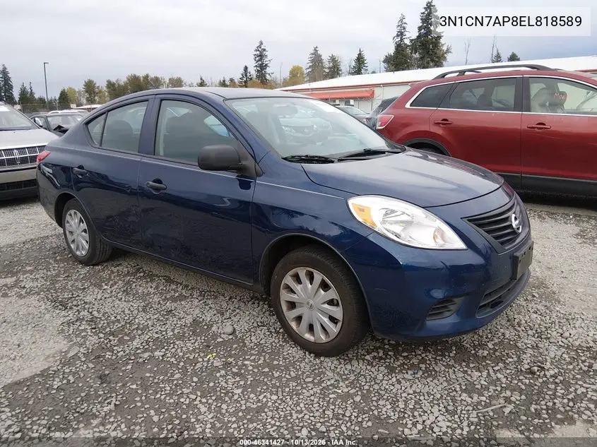 3N1CN7AP8EL818589 — 2014 Nissan Versa, фото 2 с аукциона IAAI, Левая / Правая сторона