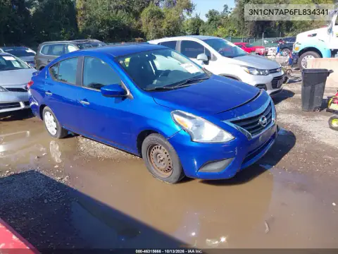 3N1CN7AP6FL834341 — 2015 Nissan Versa, Неизвестные повреждения, фото до ремонта