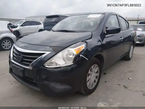 3N1CN7AP3FL885022 — 2015 Nissan Versa, фото 3 с аукциона IAAI, Правый бок