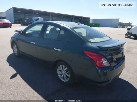 3N1CN7AP1FL945363 — 2015 Nissan Versa, фото 4 с аукциона IAAI, Передняя часть
