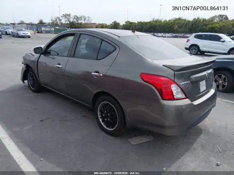 2016 Nissan Versa 1.6 Sv VIN 3N1CN7AP0GL864131 фото 4
