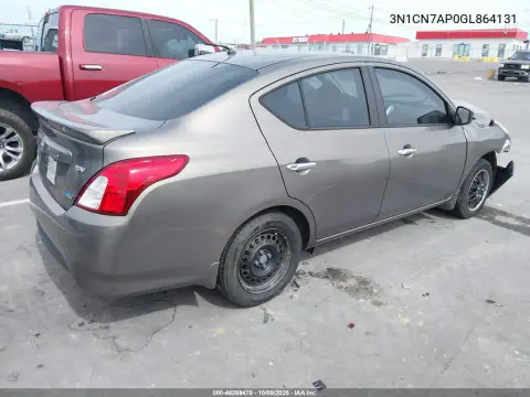 2016 Nissan Versa 1.6 Sv VIN 3N1CN7AP0GL864131 фото 5