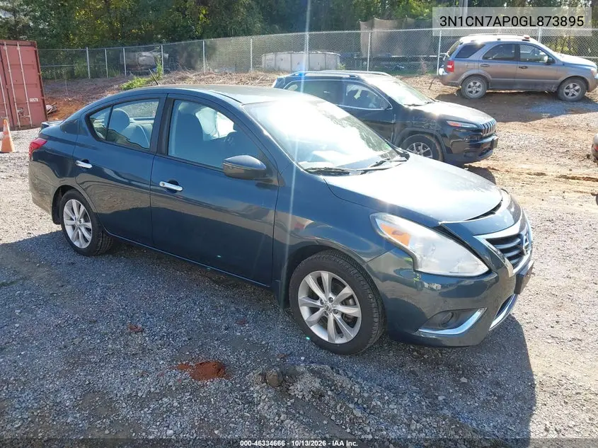 3N1CN7AP0GL873895 — 2016 Nissan Versa, фото 2 с аукциона IAAI, Передняя часть