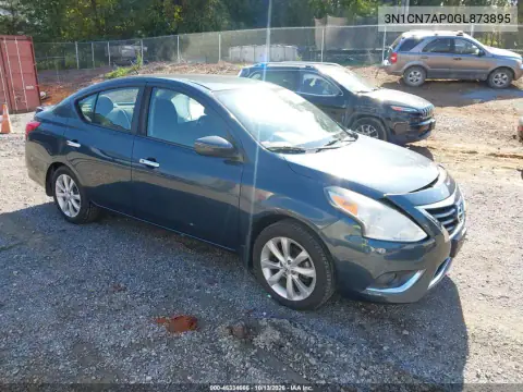 3N1CN7AP0GL873895 — 2016 Nissan Versa, Передняя часть, фото до ремонта