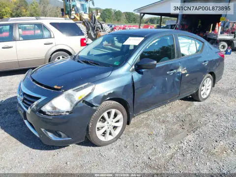3N1CN7AP0GL873895 — 2016 Nissan Versa, фото 3 с аукциона IAAI, Передняя часть