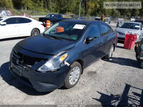 2017 Nissan Versa 1.6 S VIN 3N1CN7APXHL868141 фото 3