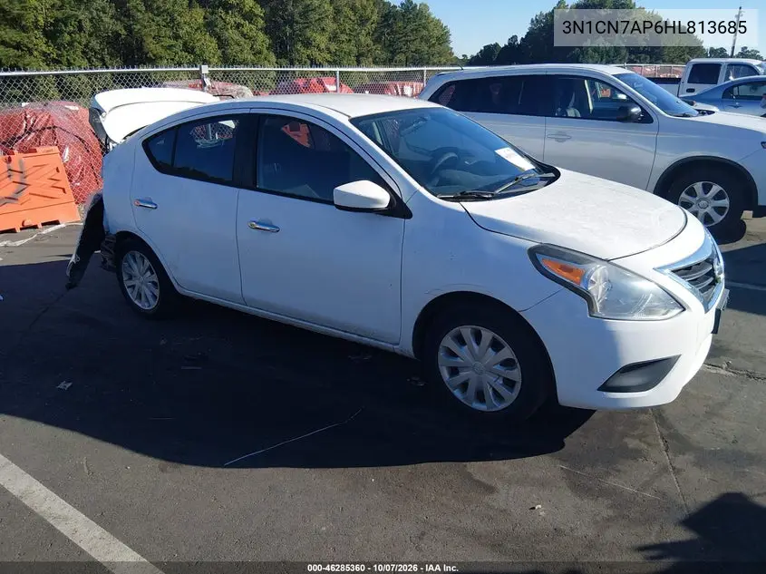 2017 Nissan Versa 1.6 S/1.6 S+/1.6 Sl/1.6 Sv VIN 3N1CN7AP6HL813685 фото 2