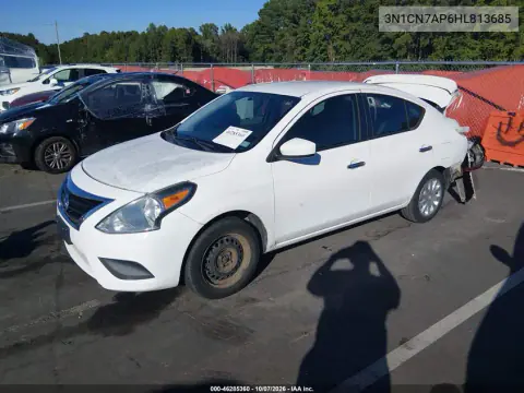2017 Nissan Versa 1.6 S/1.6 S+/1.6 Sl/1.6 Sv VIN 3N1CN7AP6HL813685 фото 3