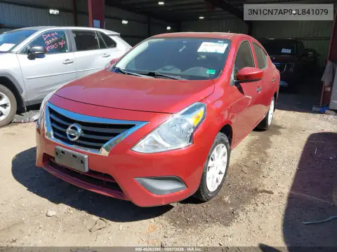 2018 Nissan Versa 1.6 S+ VIN 3N1CN7AP9JL841079 фото 3