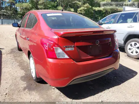 2018 Nissan Versa 1.6 S+ VIN 3N1CN7AP9JL841079 фото 4