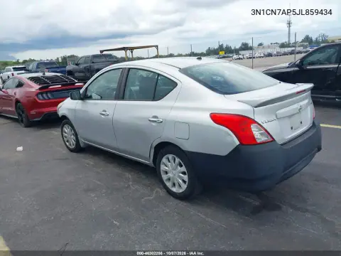 2018 Nissan Versa 1.6 Sv VIN 3N1CN7AP5JL859434 фото 4