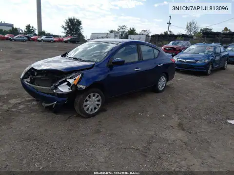 3N1CN7AP1JL813096 — 2018 Nissan Versa, фото 2 с аукциона IAAI, Передняя часть