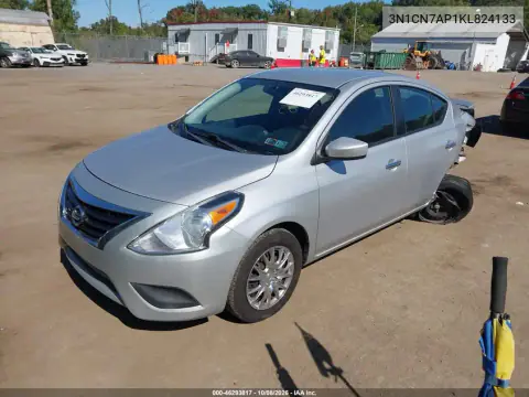2019 Nissan Versa 1.6 Sv VIN 3N1CN7AP1KL824133 фото 3