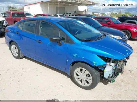 3N1CN8DV9LL830795 — 2020 Nissan Versa, Передняя часть, фото до ремонта