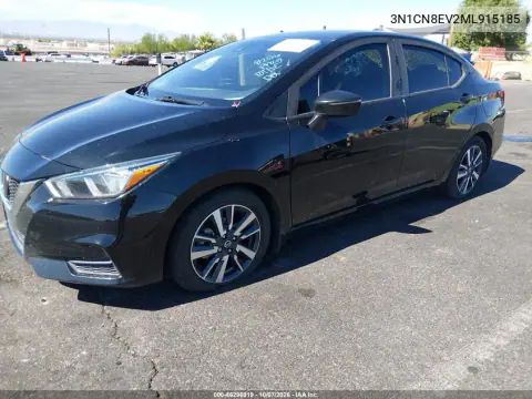 2021 Nissan Versa Sv Xtronic Cvt VIN 3N1CN8EV2ML915185 фото 3