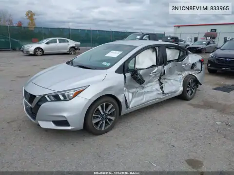 3N1CN8EV1ML833965 — 2021 Nissan Versa, фото 3 с аукциона IAAI, Левый бок