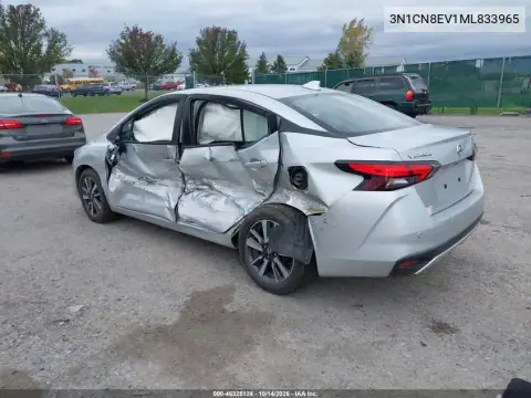 3N1CN8EV1ML833965 — 2021 Nissan Versa, фото 4 с аукциона IAAI, Левый бок