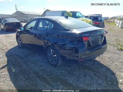 2025 Nissan Versa Sv VIN 3N1CN8EV1SL863870 фото 4