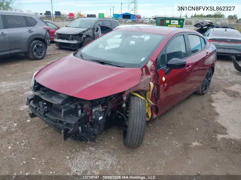 2025 Nissan Versa Sr VIN 3N1CN8FVXSL862327 фото 3