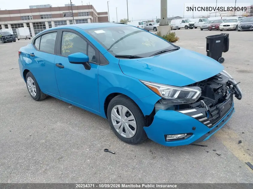 2025 Nissan Versa 1.6 S VIN 3N1CN8DV4SL829049 фото 2