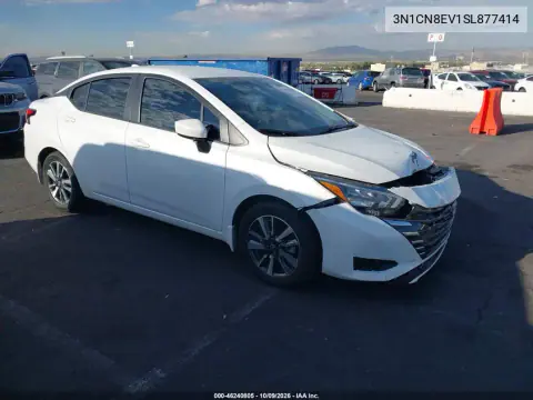 3N1CN8EV1SL877414 — 2025 Nissan Versa, Передняя часть, фото до ремонта