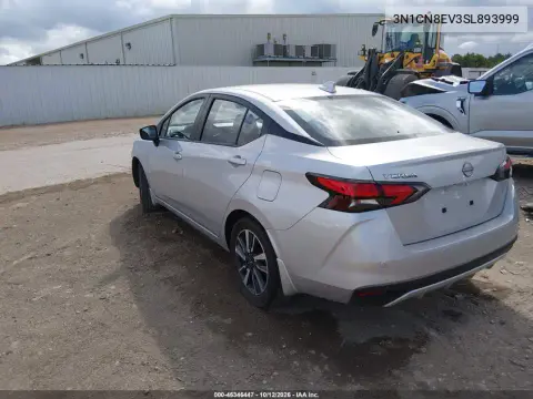 3N1CN8EV3SL893999 — 2025 Nissan Versa, Передняя часть, фото до ремонта
