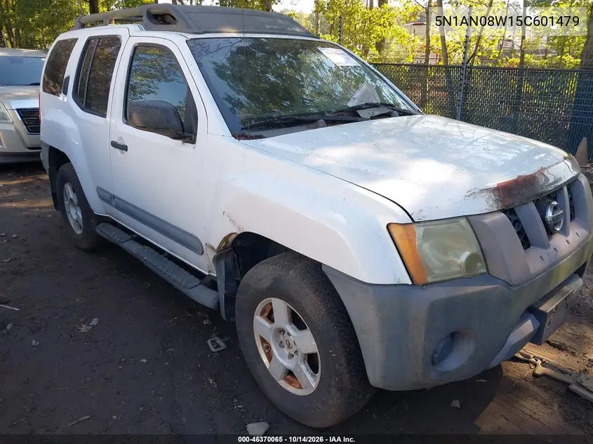5N1AN08W15C601479 Nissan Xterra 2005 — повреждение Естественный износ, фото до ремонта
