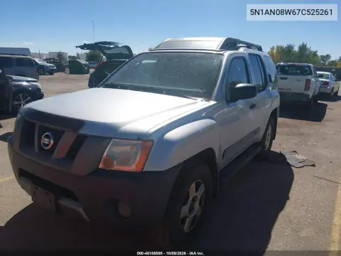2007 Nissan Xterra S VIN 5N1AN08W67C525261 фото 3