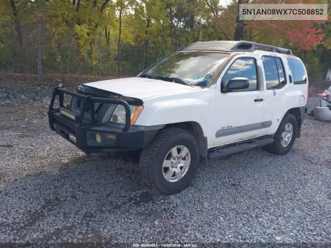 2007 Nissan Xterra Off Road VIN 5N1AN08WX7C508852 фото 3