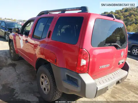 5N1AN08W08C541182 — 2008 Nissan Xterra, фото 4 с аукциона IAAI, Передняя часть