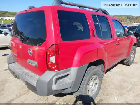 5N1AN08W08C541182 — 2008 Nissan Xterra, фото 5 с аукциона IAAI, Передняя часть