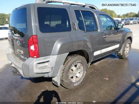 2011 Nissan Xterra Pro-4X VIN 5N1AN0NW7BC517540 фото 5