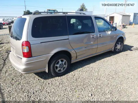 2000 Oldsmobile Silhouette Gls VIN 1GHDX03E2YD118747 фото 5