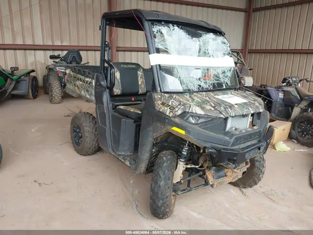3NSMAE576RE008902 — 2024 Polaris Ranger Sp 570 Premium, Передняя часть (Front End), фото до ремонта