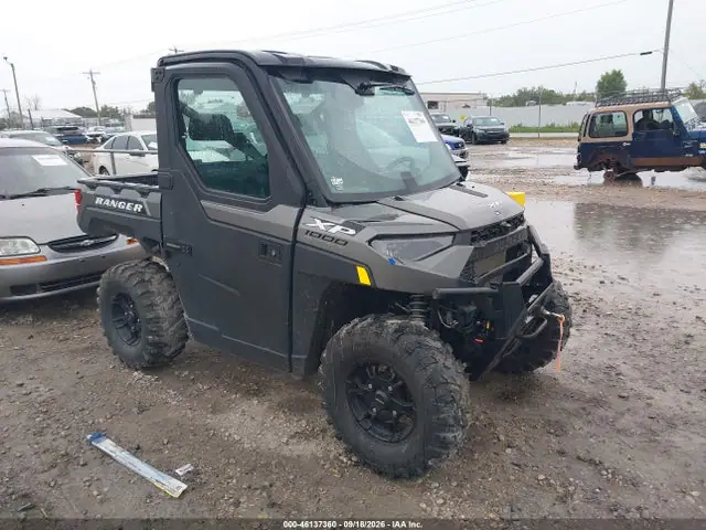 4XARRY992N8484038 — 2022 Polaris Ranger Xp 1000 Northstar Ultimate, Передняя часть (Front End), фото до ремонта