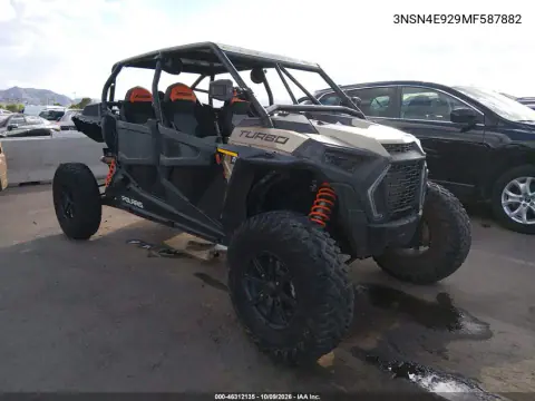 3NSN4E929MF587882 — 2021 Polaris RZR, Переворот, фото до ремонта