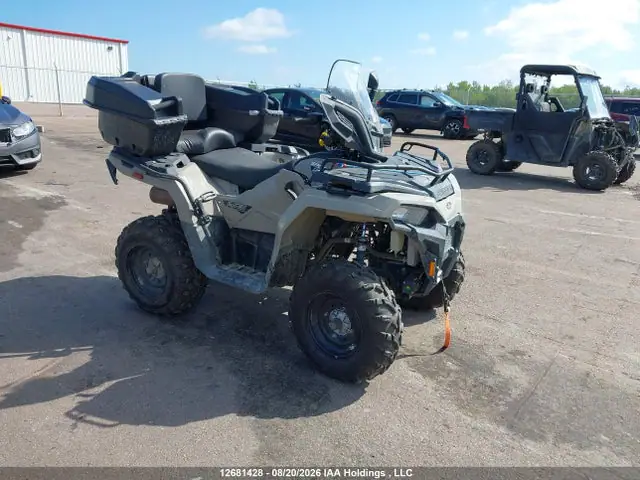4XASEA57XMA738305 — 2021 Polaris Sportsman 570, Передняя часть (Front), фото до ремонта