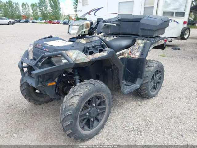 4XASXE858MB778808 — 2021 Polaris Sportsman 850 Premium, фото 2 с аукциона IAAI 30.09.2026, Задняя часть слева
