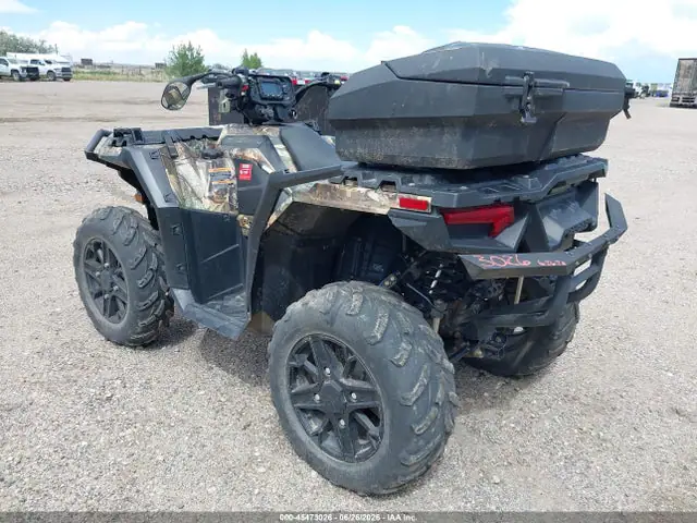 4XASXE858MB778808 — 2021 Polaris Sportsman 850 Premium, фото 3 с аукциона IAAI 30.09.2026, Задняя часть слева