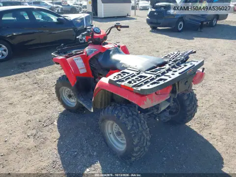2009 Polaris Sportsman 500 H.o. VIN 4XAMH50A49A536027 фото 3